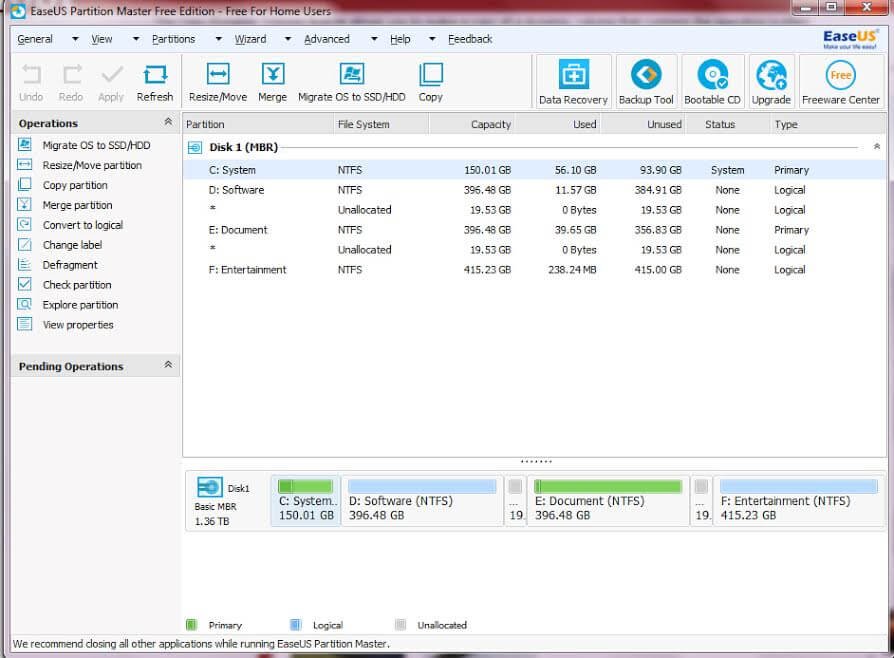 Baixar EaseUS Partition Master Crackeado Português