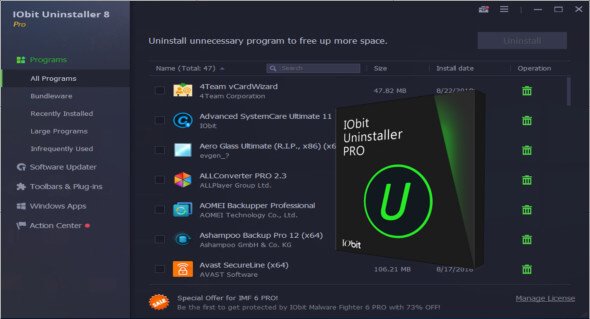 Baixar Iobit Uninstaller 8.5 Crackeado Português