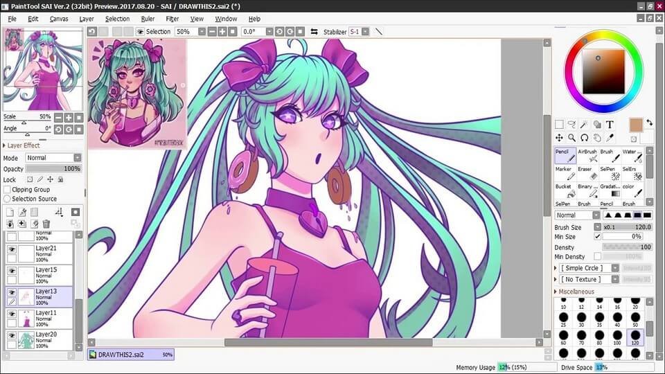 Baixar Paint Tool Sai Crackeado Português